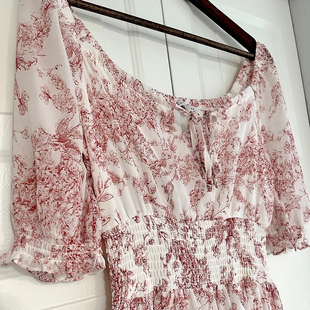 Baltic Born Floral Pink Maxi Dress